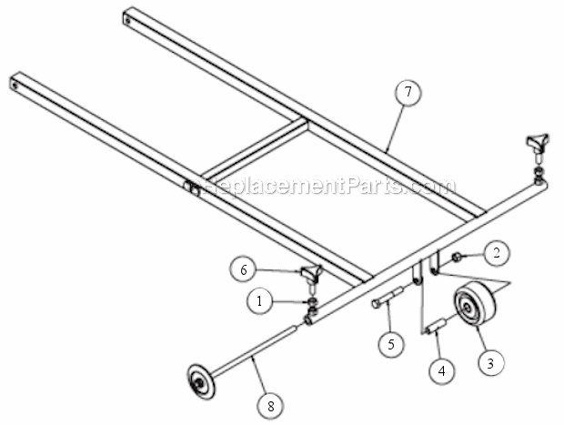 Page T Diagram and Parts List for MK-4018KB  MK Diamond Concrete Saw